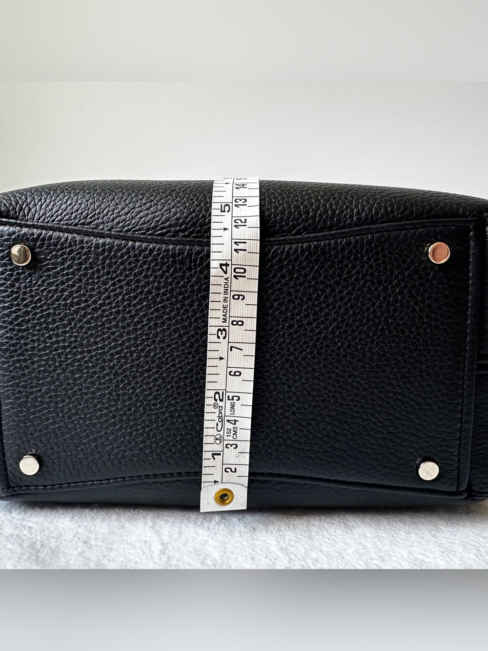 Kate Spade NWT Black Pebbled Leather Dumpling K8135 Small Satchel Original $379 - Picture 13 of 16